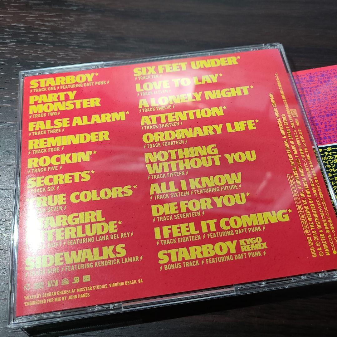 The Weeknd TRILOGY/KISS LAND/STARBOY等4枚