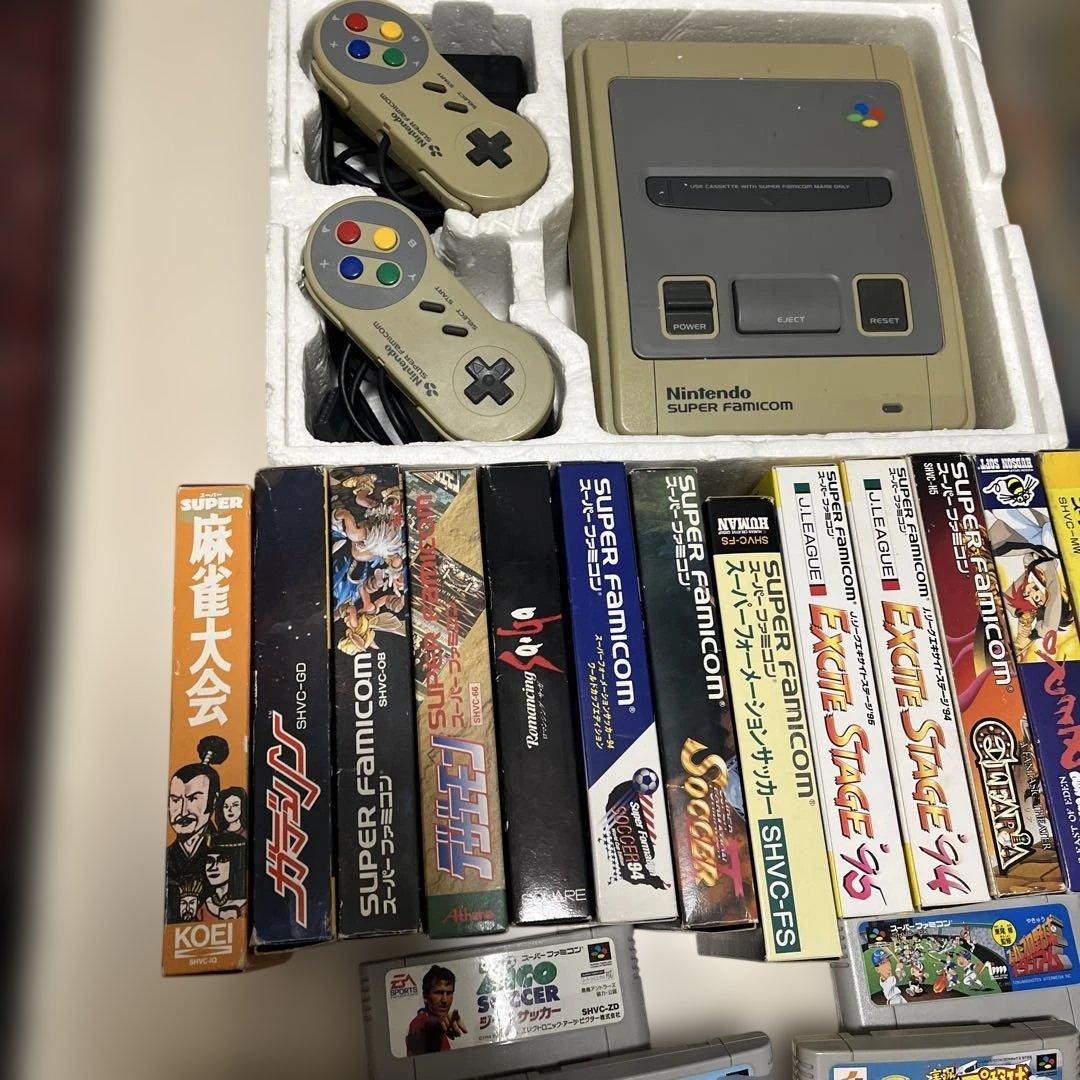 【Nintendo】スーパーファミコン本体ソフトセット