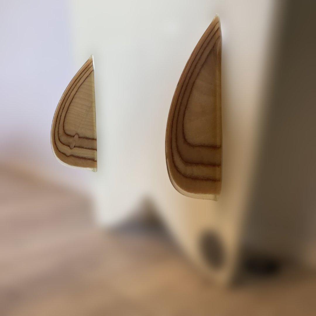 mojosurfboard ツインウッドオンフィンフィッシュ 4'6 138cm