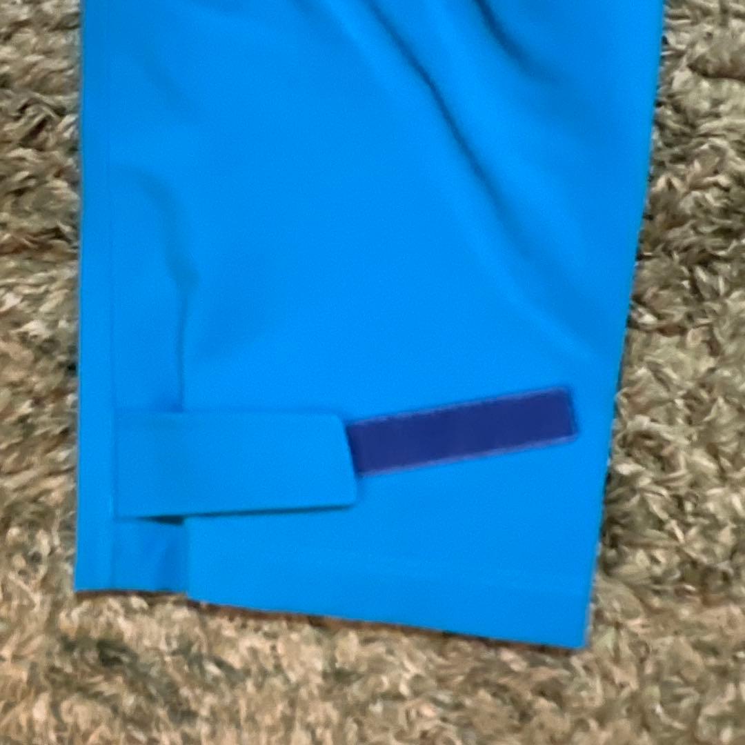 新品Ｍサイズ　高機能ラウドマウスゴルフメンズダントツ撥水レインウェア　ブルー