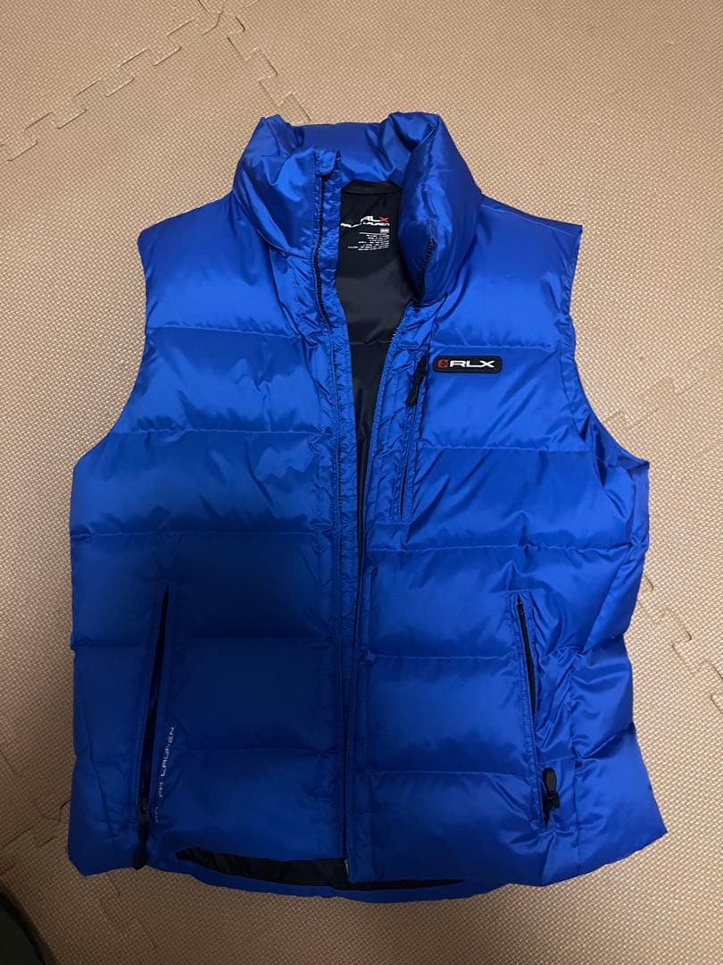 ラルフローレンRLX ダウンベスト 青