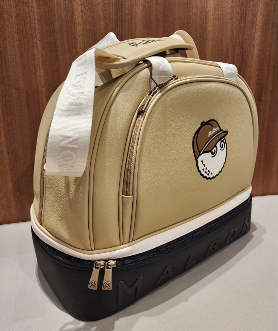 即発送★マルボン ゴルフ Malbon ボストンバッグ ゴルフバッグ ブラック