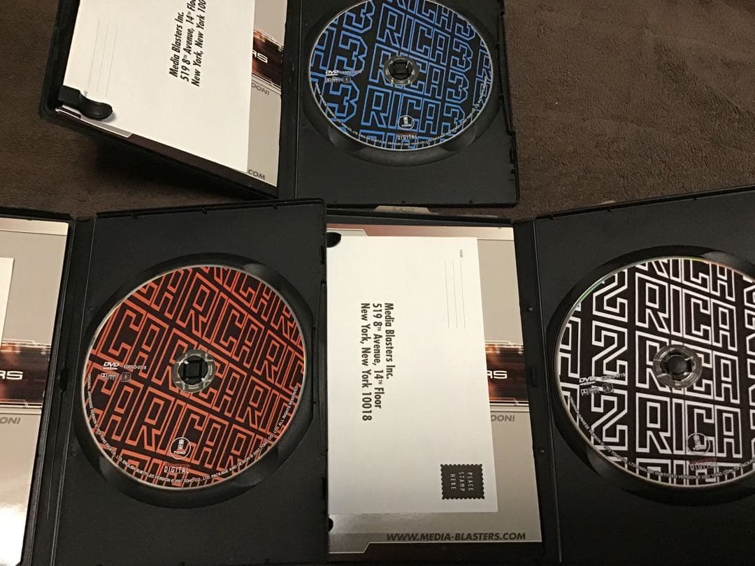 『混血児リカ』DVD全３作セット　アメリカ盤　『RICA』１〜３