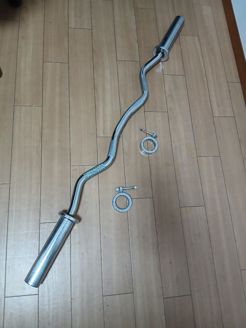 EZバーオリンピックアームカールバー Ｗバー 穴径50mm全長120cm