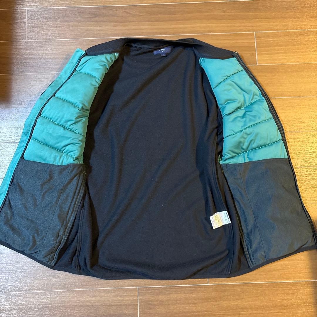 Callaway グリーン ブラック フルジップジャケット L