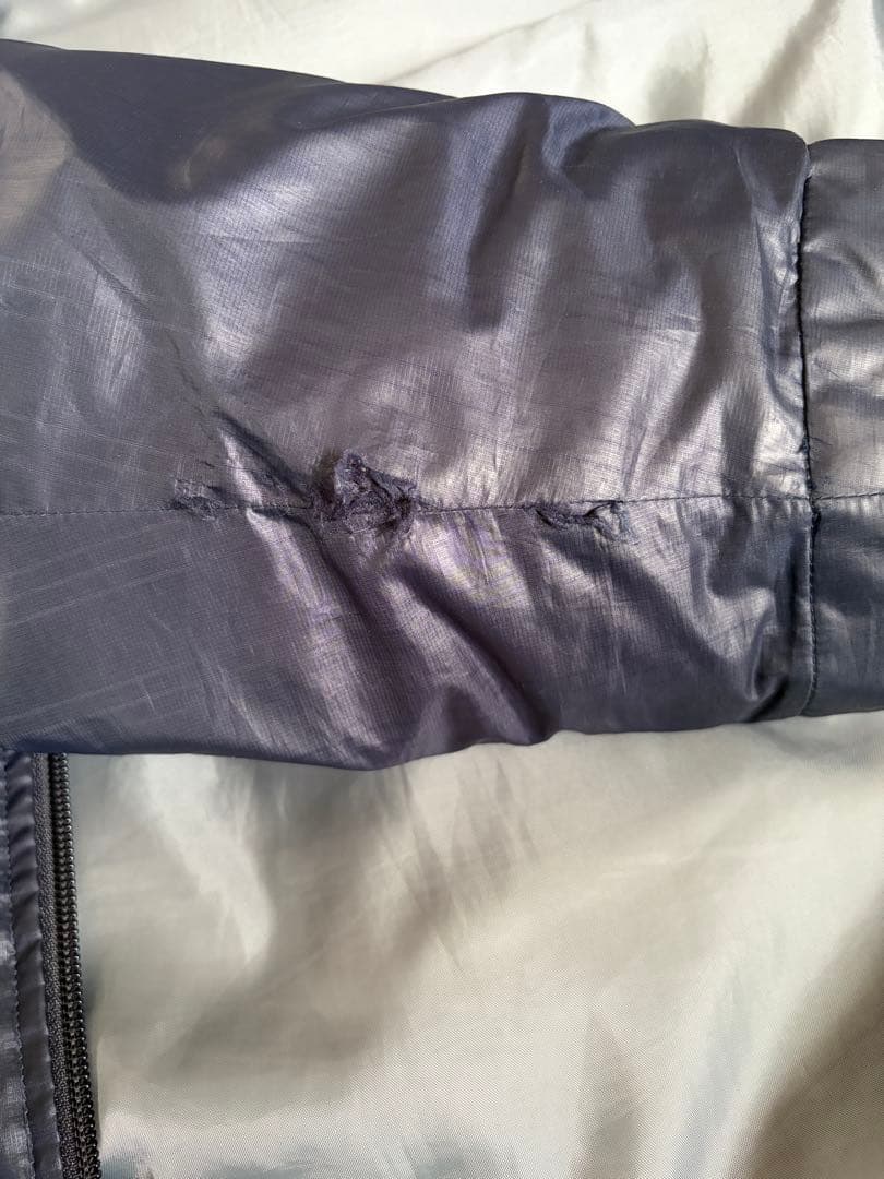 アディダス ベンチコート ロング Ｏ（XL相当） ネイビー フェザー45% 防寒