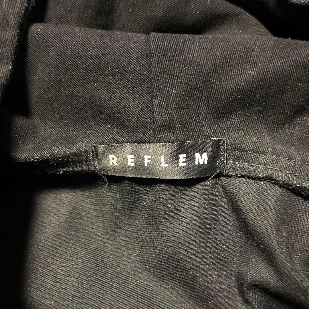 REFLEM レフレムベルト付きハイネックZIPパーカー ジップアップパーカー