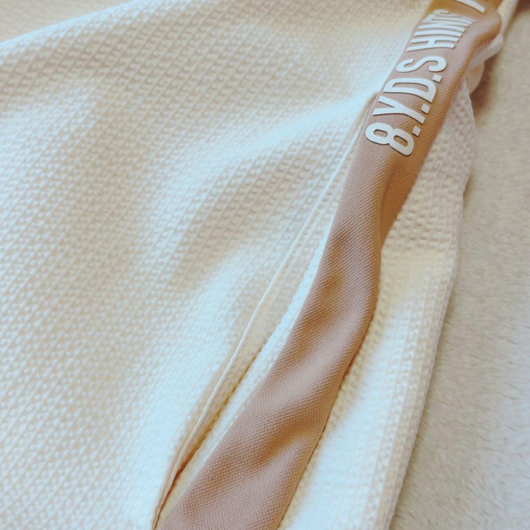 美品　近年　8YARDS ハチヤーズ　モックネック　ワンピース シアサッカー