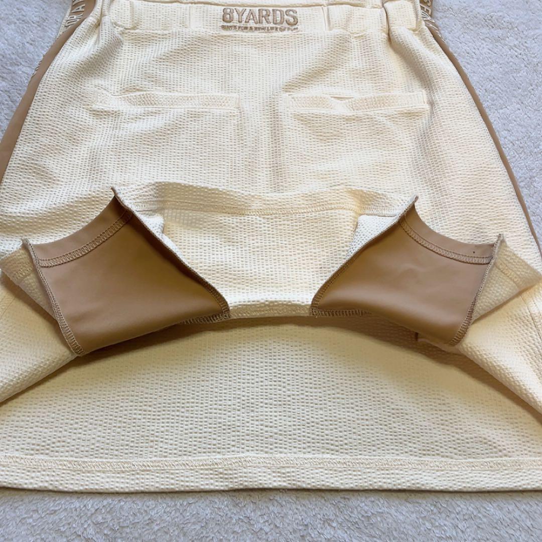 美品　近年　8YARDS ハチヤーズ　モックネック　ワンピース シアサッカー