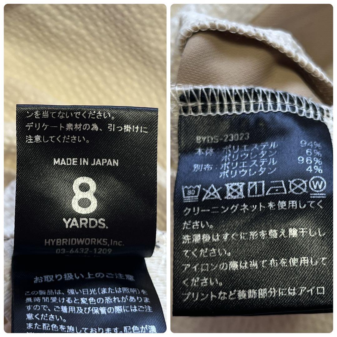 美品　近年　8YARDS ハチヤーズ　モックネック　ワンピース シアサッカー