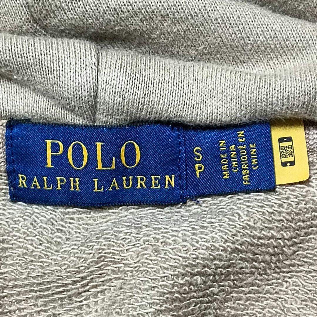 ポロラルフローレン　プルオーバー　フードパーカー　ポニー刺繍　現行　ベージュ