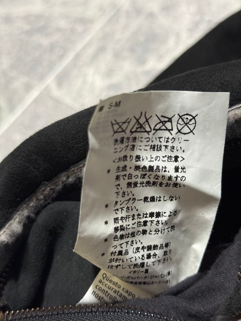 DOLCE&GABBANA ドルチェ ドルガバ ムートンレザー ジャケット 48