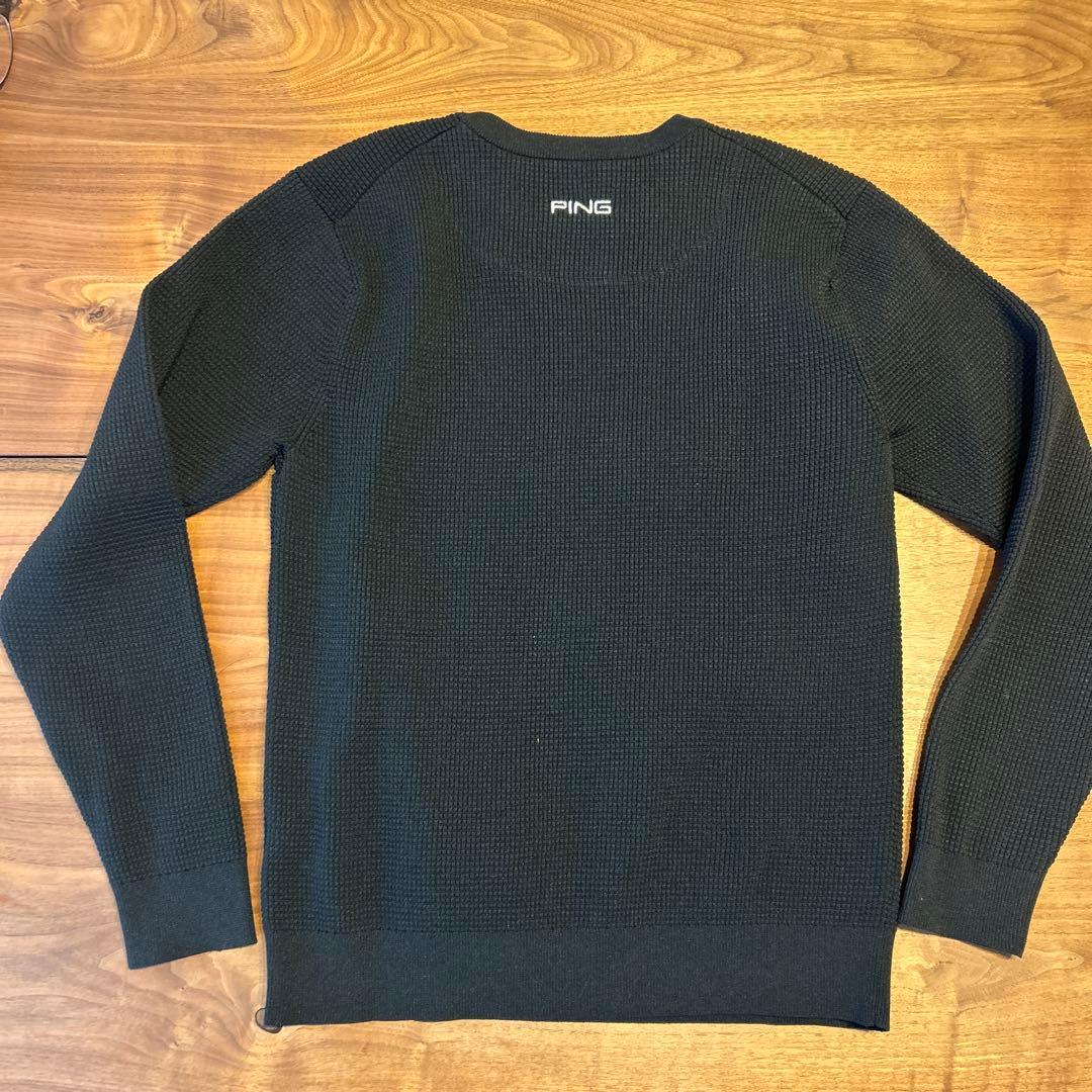 PING 黒 セーター S