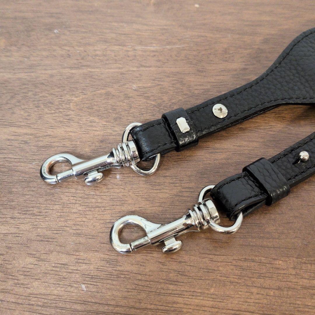 【IACUCCI】ALMA ショルダーストラップ　ベルト　ブラック