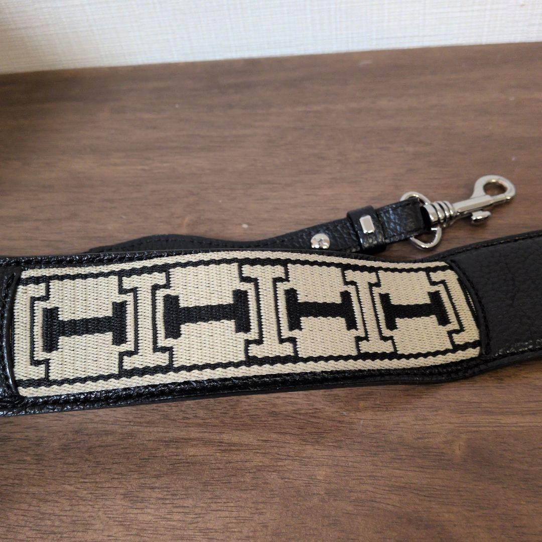 【IACUCCI】ALMA ショルダーストラップ　ベルト　ブラック