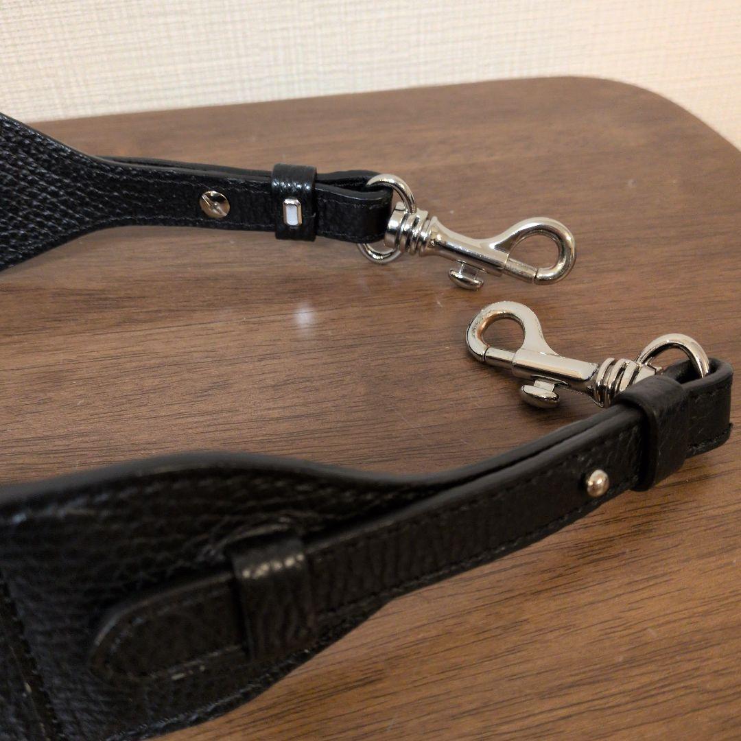 【IACUCCI】ALMA ショルダーストラップ　ベルト　ブラック