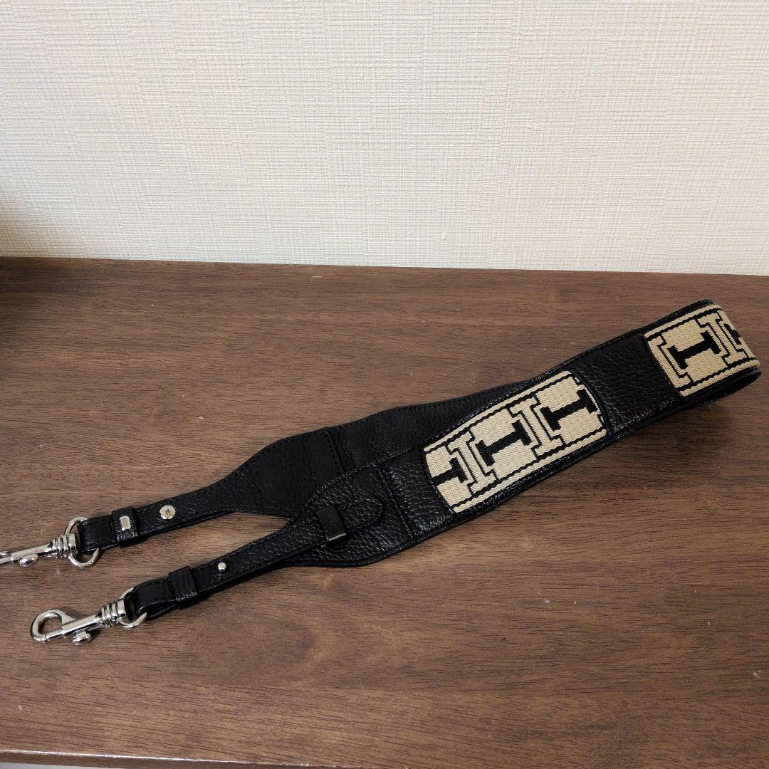 【IACUCCI】ALMA ショルダーストラップ　ベルト　ブラック