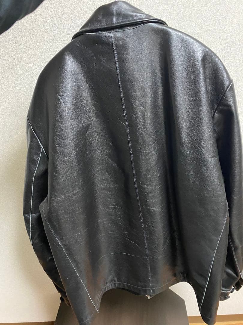 90s old GAP ブラック レザージャケット