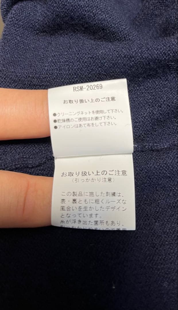 ☆レア☆ラフ&スウェル　GOLFER? 刺繍 ダークネイビー セーター　L