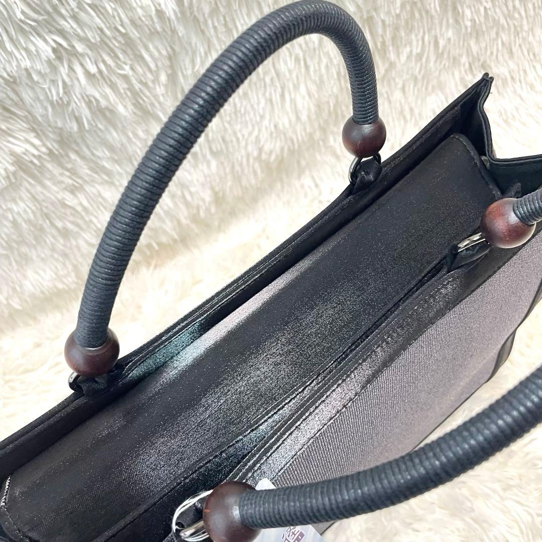 タグ付き　彩小径　IROKOMICHI トートバッグ 和装バッグ シルク　A4