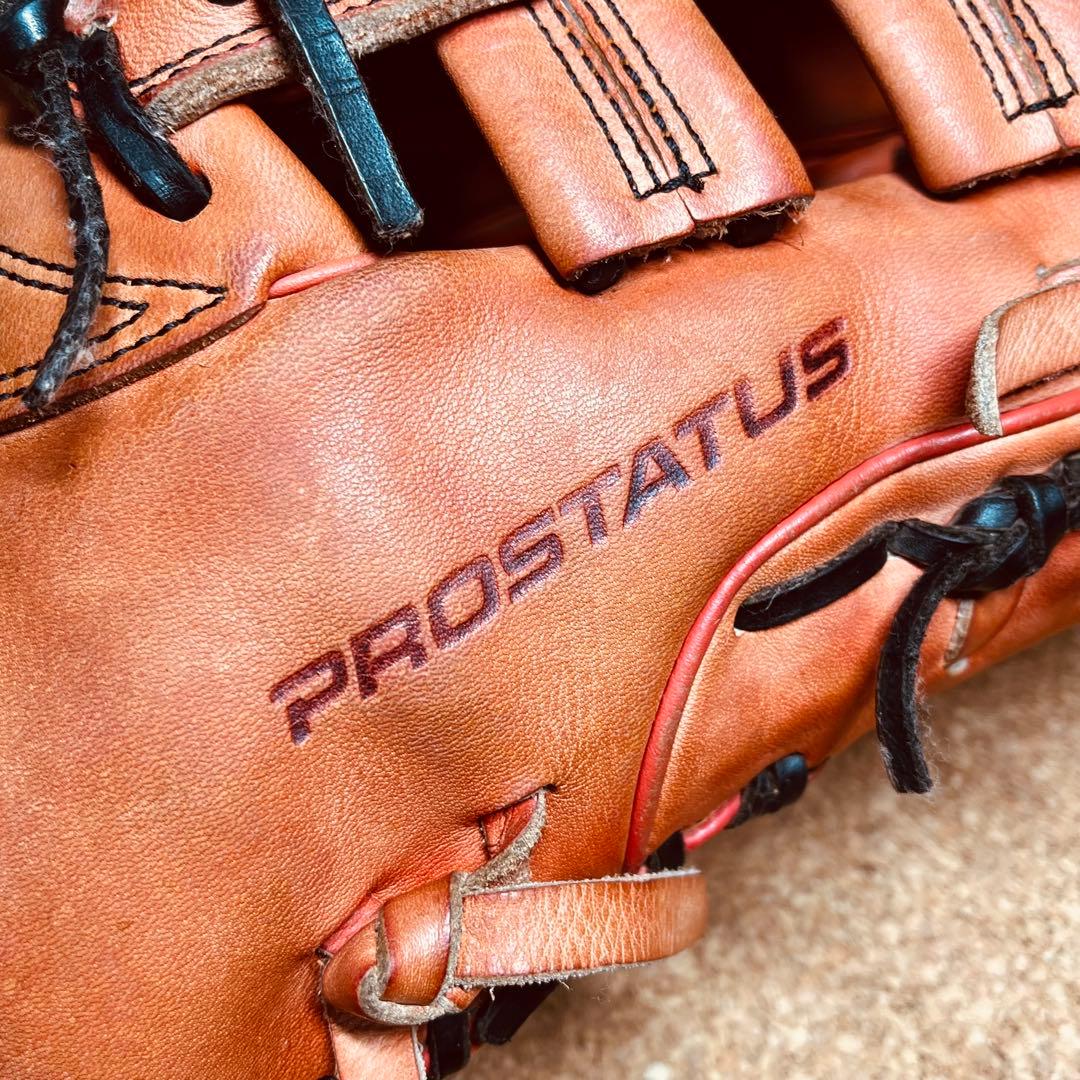 ZETT硬式野球外野手用グラブ右投げPROSTATUS/BPGーPRO／鈴木刻印