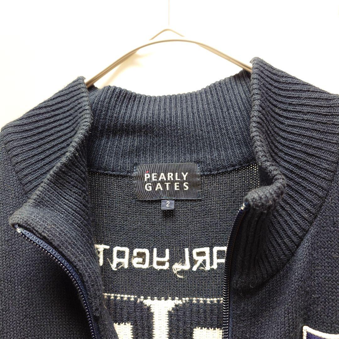 ❣️期間限定価格❣️【PEARLY GATES】ジップアップ 濃紺 サイズ2