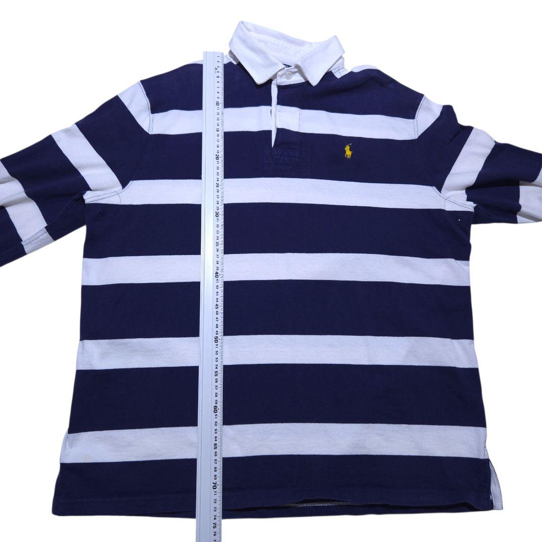 90s 00s ポロラルフローレン ラガーシャツ L ボーダー King Gnu