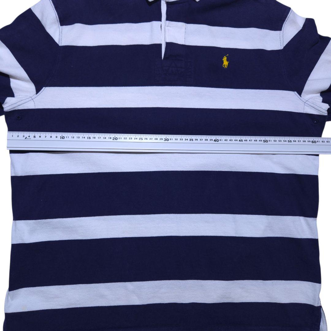 90s 00s ポロラルフローレン ラガーシャツ L ボーダー King Gnu