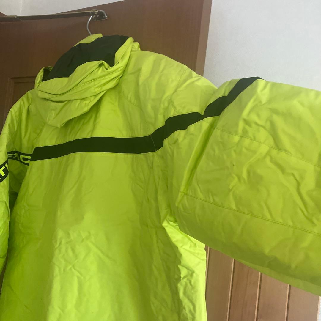 【美品】DESCENTE 蛍光イエロー スキーウェア上下