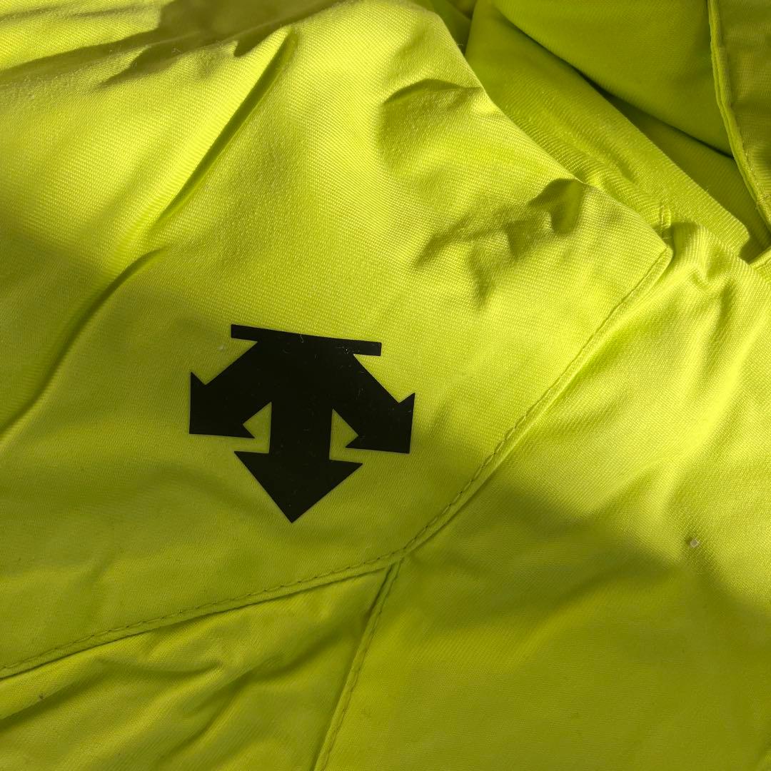 【美品】DESCENTE 蛍光イエロー スキーウェア上下