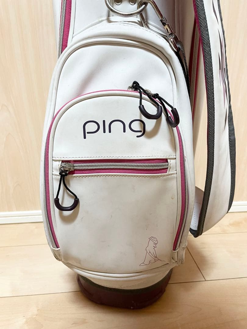 ping G Le キャディバッグ ホワイト/ピンク