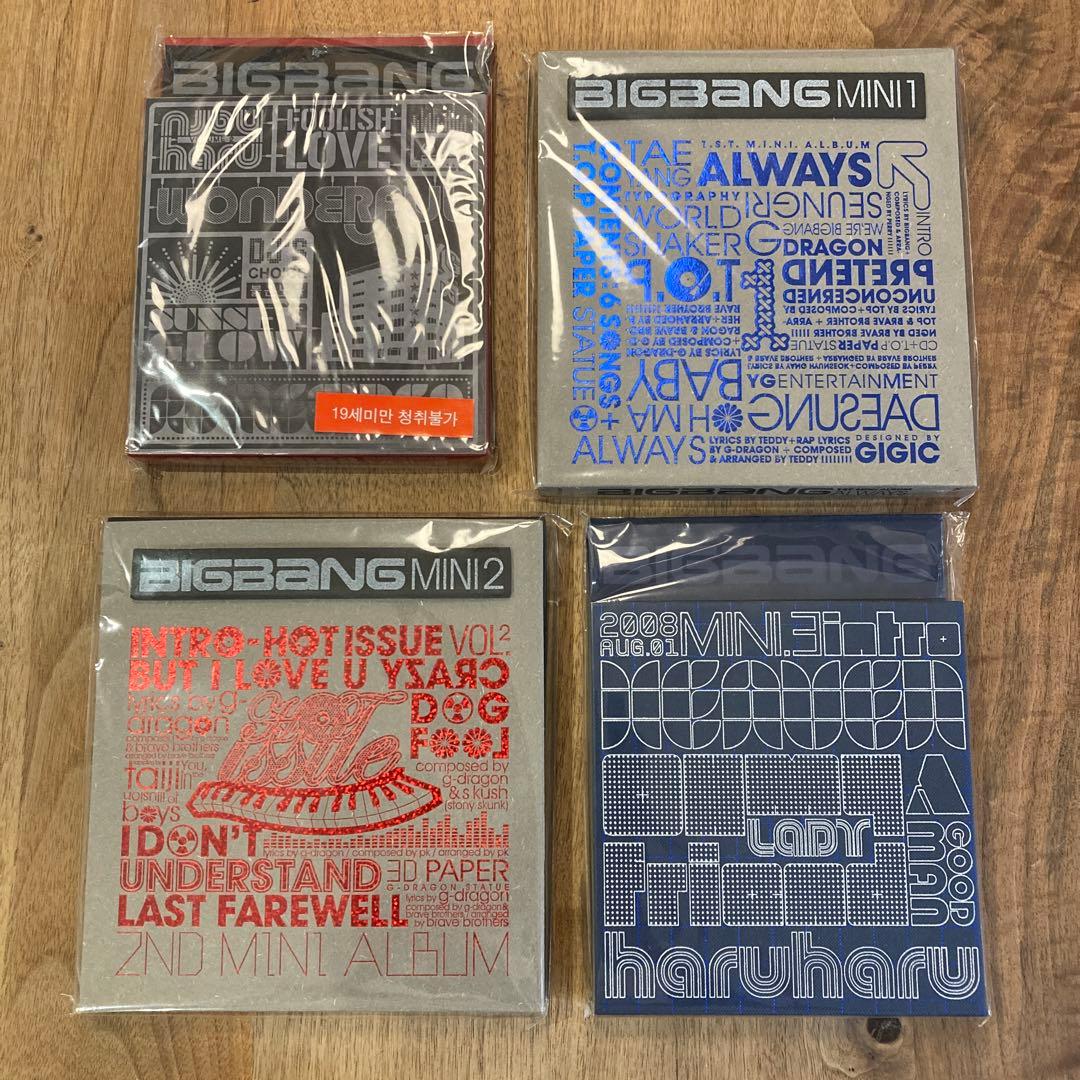 【レア】BIGBANG MINI 1, 2, 3 、REMEMBER VOL.2