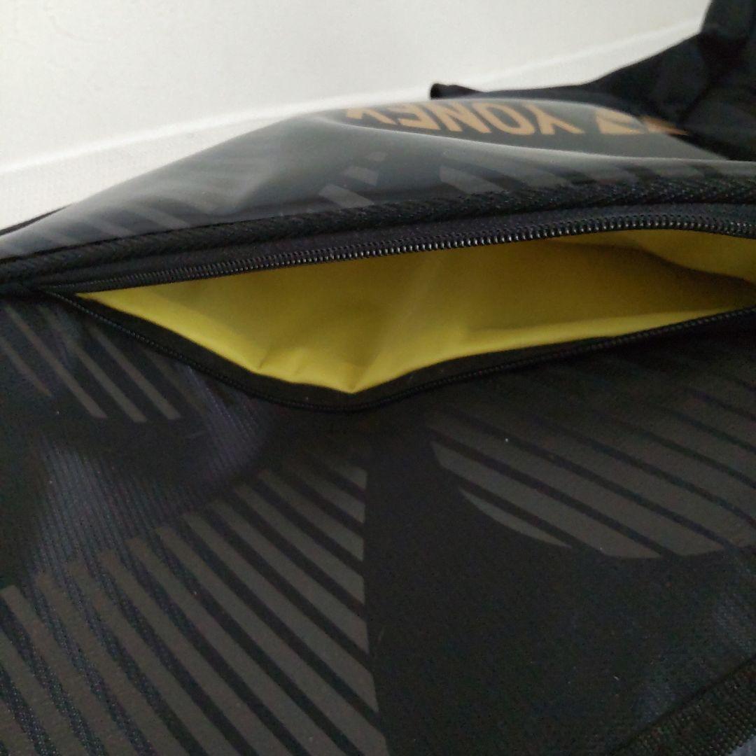 YONEX テニス バトミントン　ラケットリュックバッグ 黒/黄！頻度少目美品！