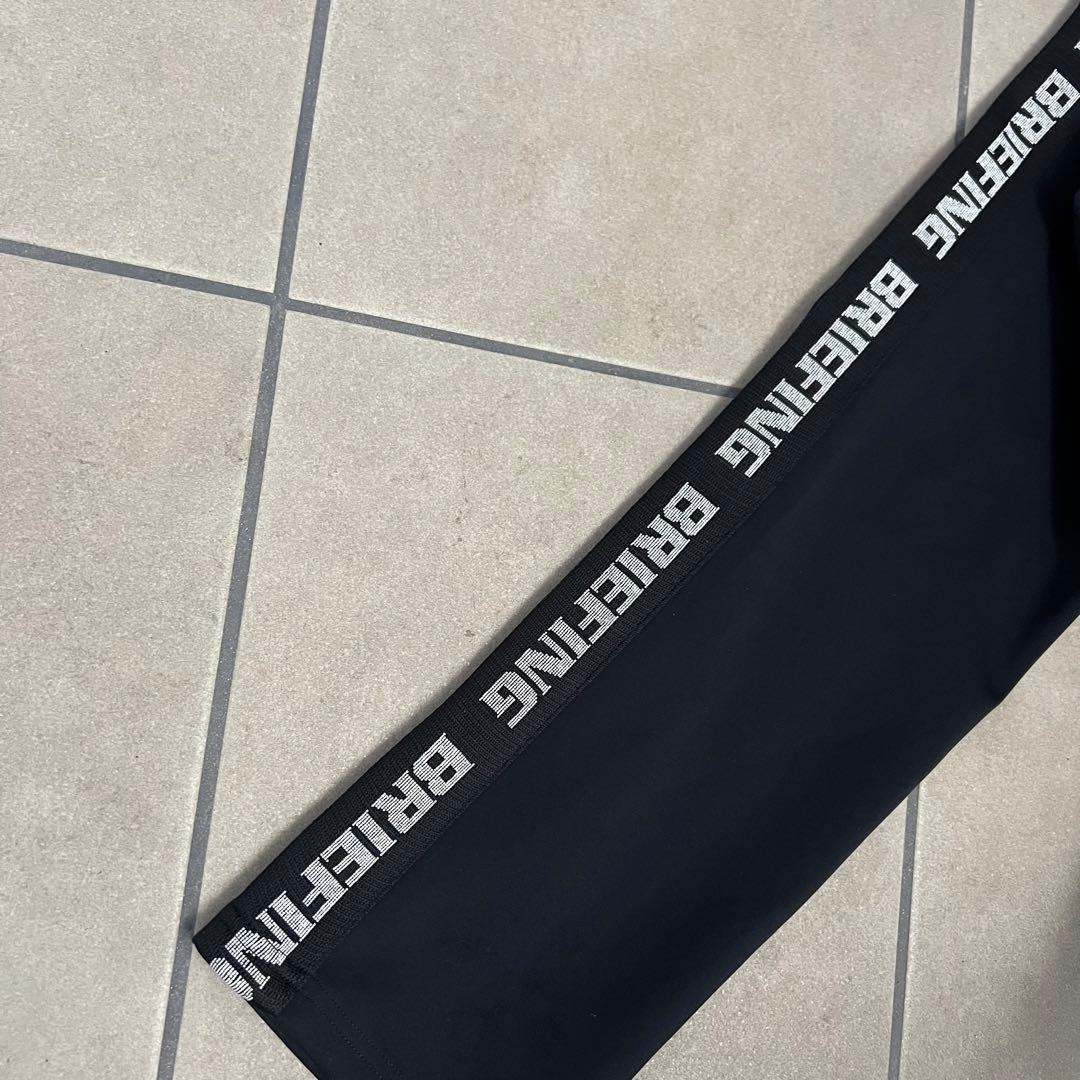 BRIEFING ブリーフィング　セットアップ　メンズ　サイドロゴ　ゴルフ　白黒