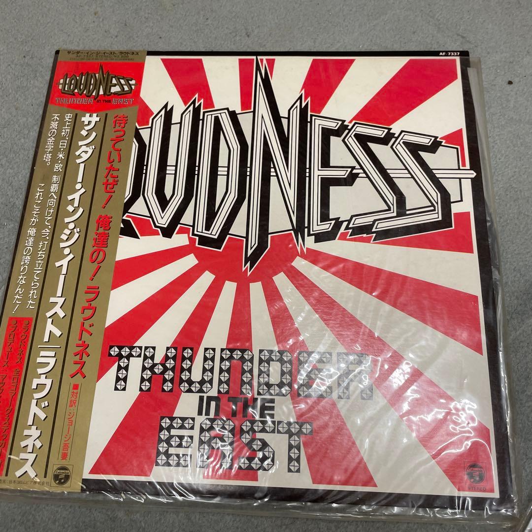 未使用LPレコード　Loudness／Thunder in the Eas。30