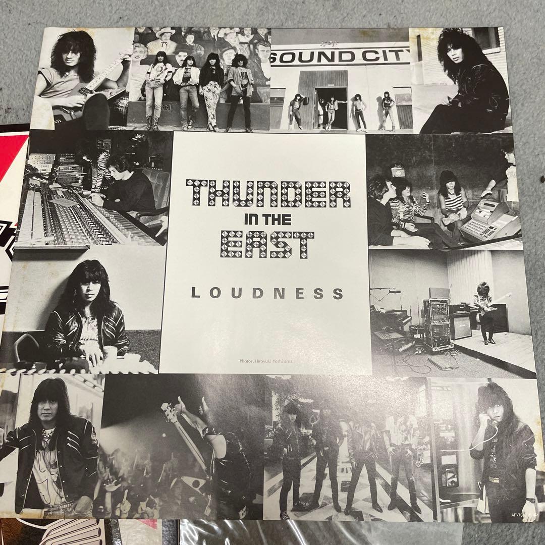 未使用LPレコード　Loudness／Thunder in the Eas。30