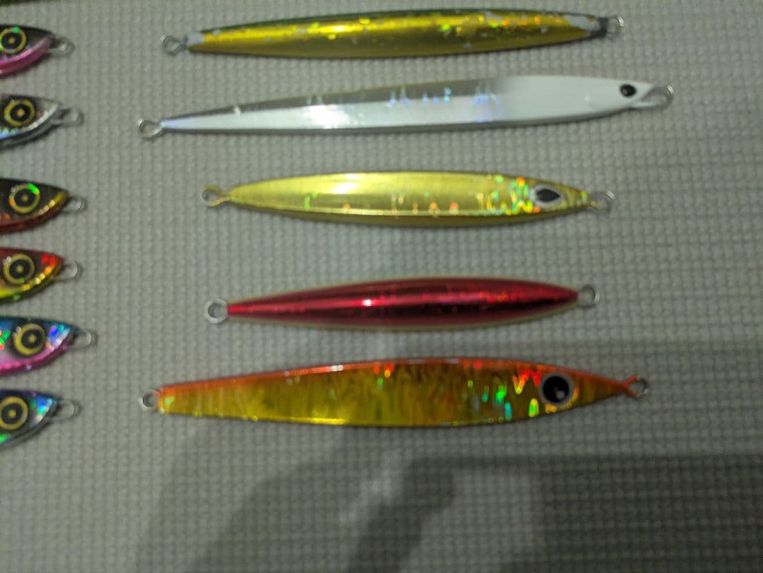 メタルジグ　エアジャーク、ジグパラ、ランス、ジガロ、カイ、ショーテル、チョロコー