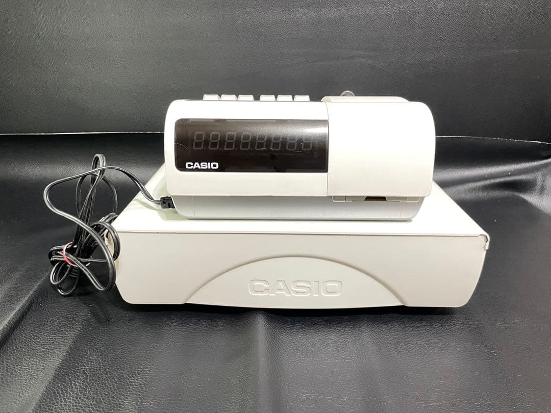 【良品】CASIO TE-400 電子レジスター ホワイト ※送料込