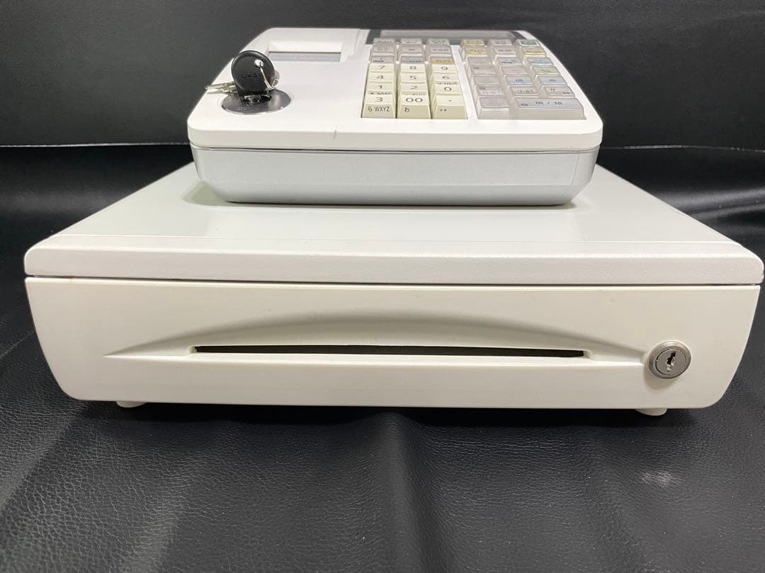 【良品】CASIO TE-400 電子レジスター ホワイト ※送料込