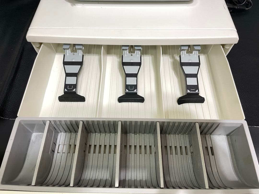 【良品】CASIO TE-400 電子レジスター ホワイト ※送料込