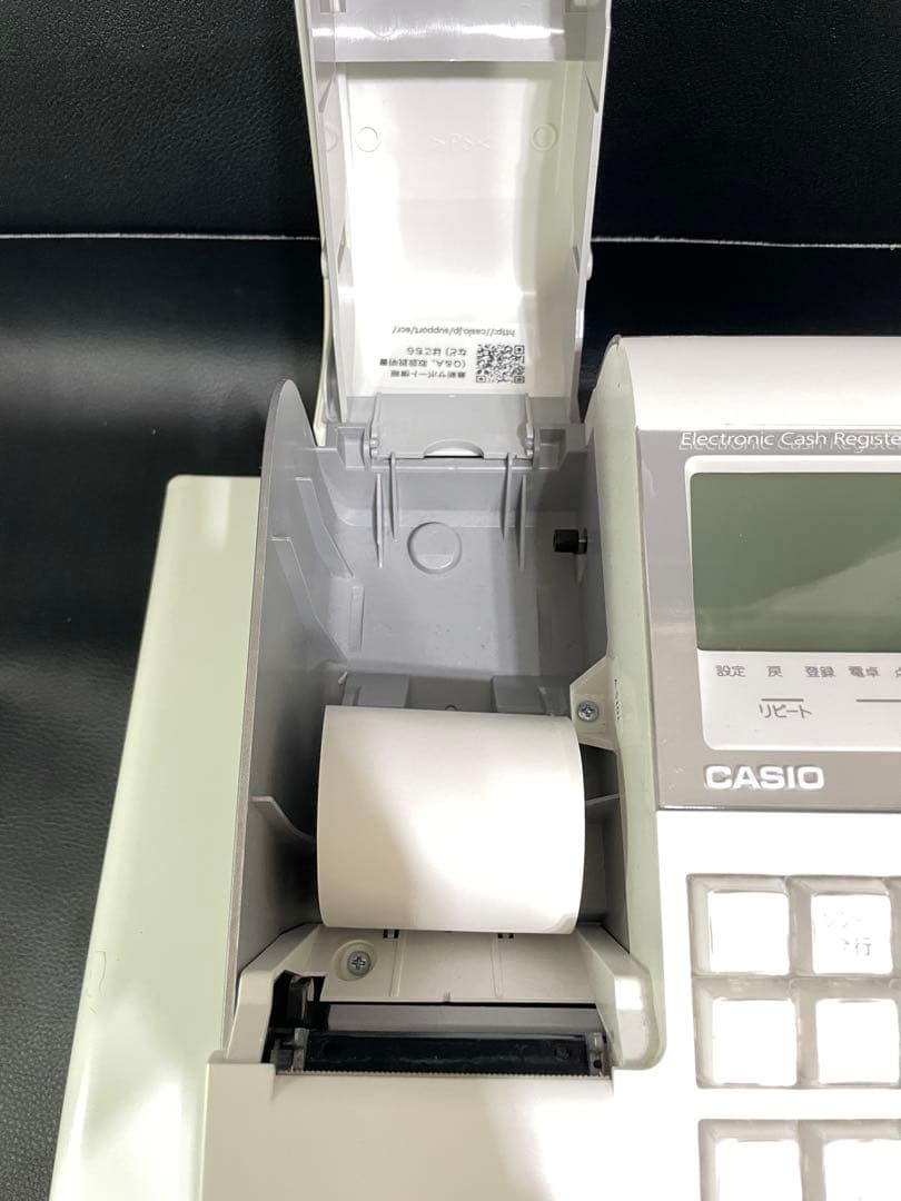 【良品】CASIO TE-400 電子レジスター ホワイト ※送料込