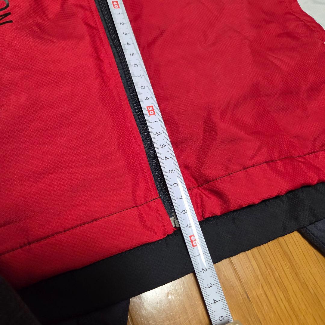 極美品ASICS　A77ウインドブレーカーセットアップ　Oサイズ