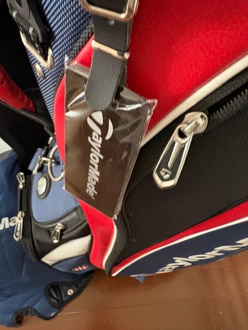 【美品】テーラーメイド キャディバッグ 7口枠 多分割 トリコロール 9型