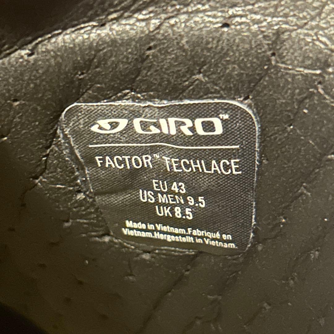 GIRO FACTOR TECHLACE ビンディングシューズ 27.5cm