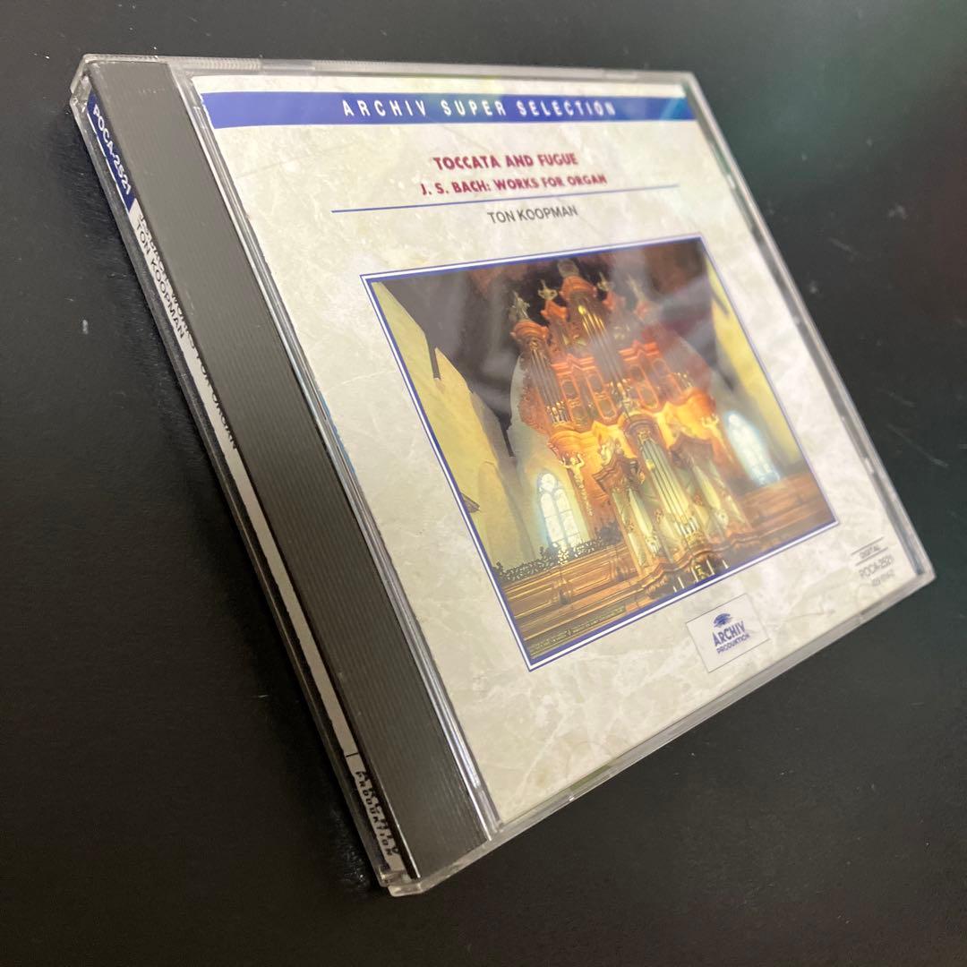 【売約済】コープマン／バッハ:オルガン作品集〜トッカータとフーガBWV565、他