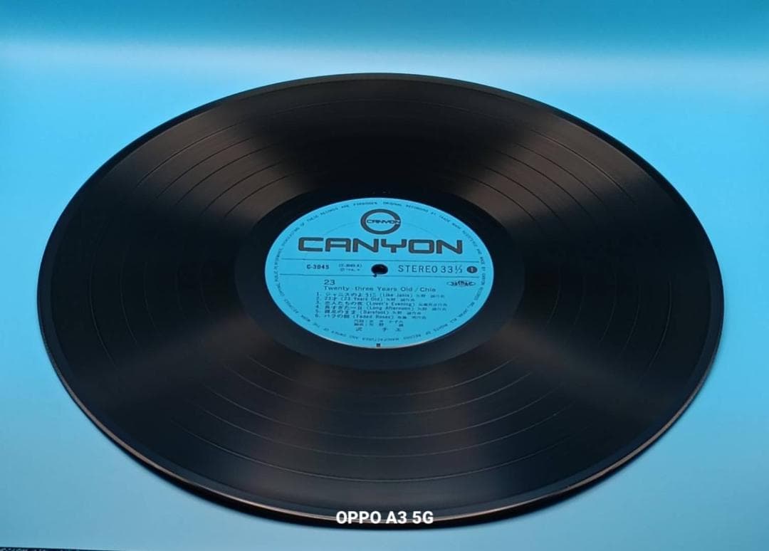 沢チエ 23 twenty-three years old 帯付 初版LP 美盤