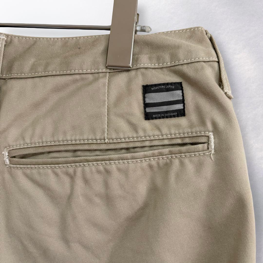 桃太郎ジーンズ ハイカウントウエストポイントトラウザー ワークパンツ《c402