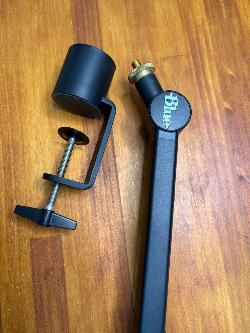 Blue マイク&アーム ブラック