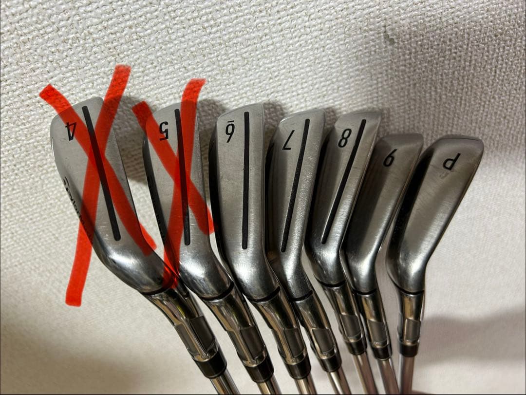 テーラーメイド　シムマックスOS SIM MAX OS 5本　アイアン　飛び系