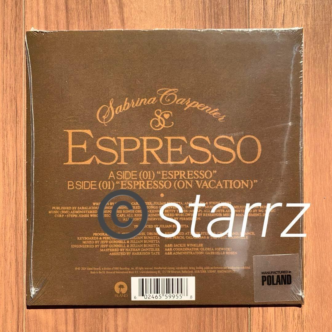 Sabrina Carpenter Espresso 限定盤7インチEP 4